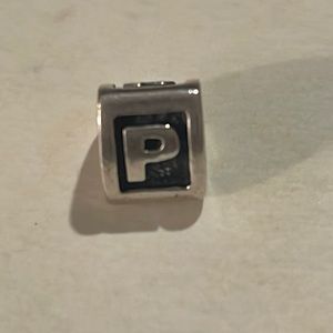 Retired Pandora alpha block charm P